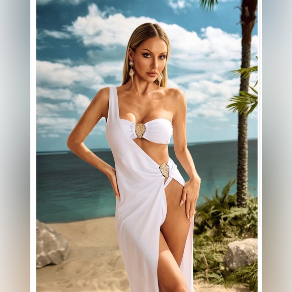 Mew Mew three piece bikini + cover up - Picture 1 of 1